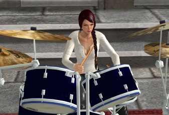 Картинка 3д+графика люди+ people фон взгляд девушка