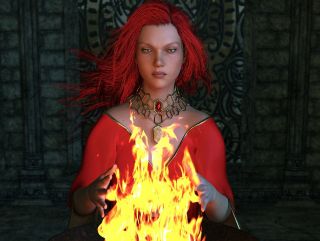 Обои картинки фото 3д графика, люди , people, фон, взгляд, девушка