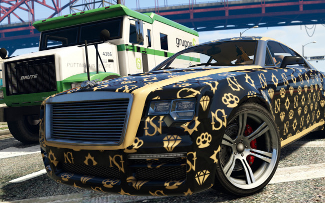 Обои картинки фото видео игры, grand theft auto v, rockstar, games, gta, v, 5, dls, ill, gotten, gains, grand, theft, auto, online