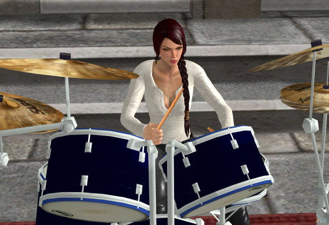 Обои картинки фото 3д графика, люди , people, фон, взгляд, девушка