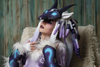 Картинка девушки -+креатив +косплей kindred костюм стена aris