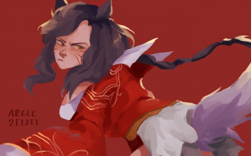 Картинка видео+игры league+of+legends ahri девушка эмоции