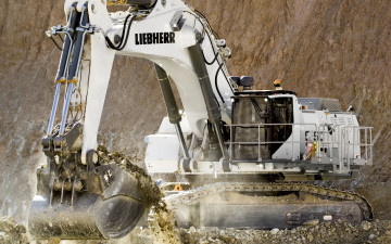 Картинка техника экскаваторы liebherr r9150 g7 гусеничные экскаватор строительная спецтехника