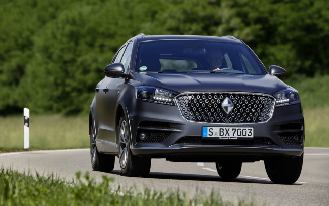Обои картинки фото 2022 borgward bx7, автомобили, borgward, компактный, внедорожник, универсал, bx7, вид, спереди, экстерьер, серый, новый