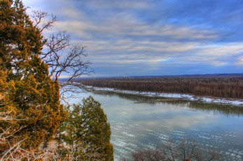Картинка missouri+river+landscape природа реки озера missouri river landscape