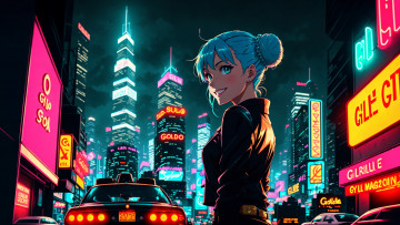 Картинка аниме город +улицы +интерьер +здания нейросети графика нейроарт ai art нейронные сети рисунки нейро искусство
