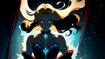 Картинка аниме магия +колдовство +halloween нейросети графика нейроарт ai art нейронные сети рисунки нейро искусство