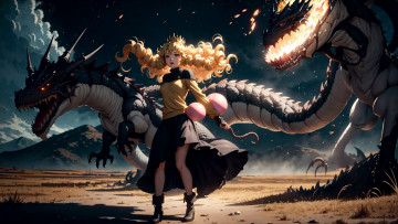 Картинка аниме животные +существа нейросети графика нейроарт ai art нейронные сети рисунки нейро искусство