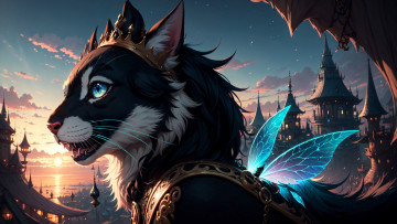 Картинка аниме животные +существа нейросети графика нейроарт ai art нейронные сети рисунки нейро искусство