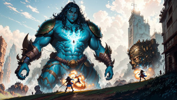 Картинка фэнтези маги +волшебники нейросети графика нейроарт ai art нейронные сети рисунки нейро искусство