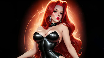 Картинка рисованное кино +мультфильмы нейросети графика нейроарт ai art нейронные сети рисунки нейро искусство джессика раббит