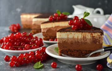 Картинка еда пирожные +кексы +печенье ягоды красная смородина