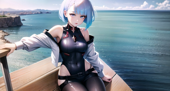 Обои картинки фото аниме, unknown,  другое , нейросети, графика, нейроарт, ai, art, нейронные, сети, рисунки, нейро, искусство