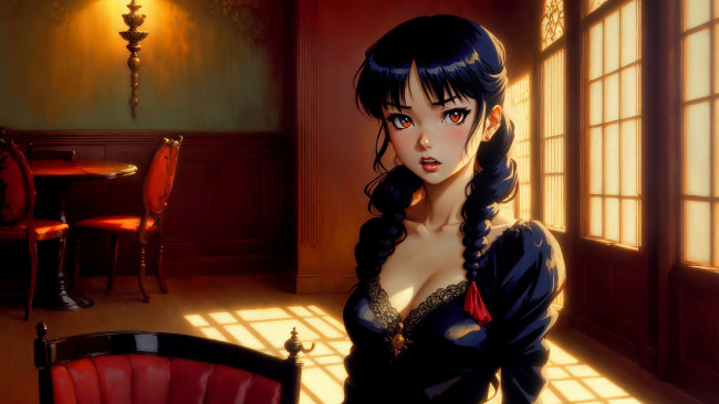 Обои картинки фото аниме, город,  улицы,  интерьер,  здания, нейросети, графика, нейроарт, ai, art, нейронные, сети, рисунки, нейро, искусство