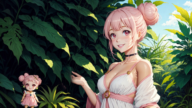 Обои картинки фото аниме, пейзажи,  природа, нейросети, графика, нейроарт, ai, art, нейронные, сети, рисунки, нейро, искусство