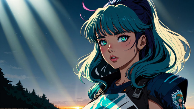 Обои картинки фото аниме, unknown,  другое , нейросети, графика, нейроарт, ai, art, нейронные, сети, рисунки, нейро, искусство