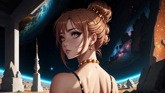 Обои картинки фото аниме, unknown,  другое , нейросети, графика, нейроарт, ai, art, нейронные, сети, рисунки, нейро, искусство