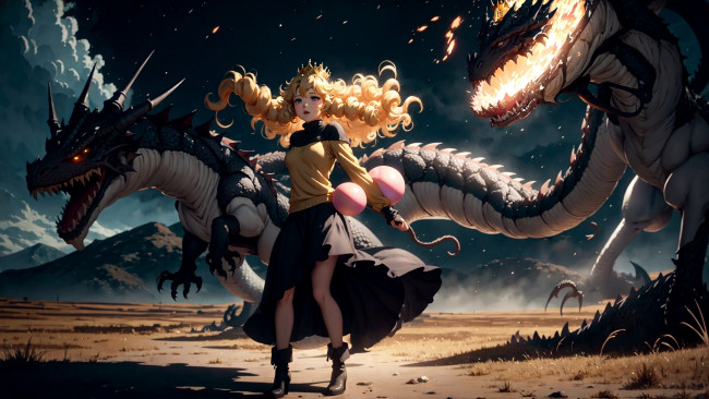 Обои картинки фото аниме, животные,  существа, нейросети, графика, нейроарт, ai, art, нейронные, сети, рисунки, нейро, искусство