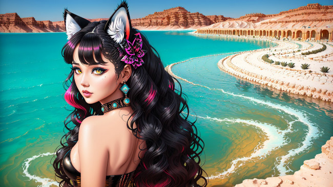 Обои картинки фото фэнтези, существа, нейросети, графика, нейроарт, ai, art, нейронные, сети, рисунки, нейро, искусство