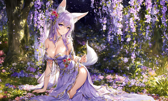 Обои картинки фото аниме, животные,  существа, нейросети, графика, нейроарт, ai, art, нейронные, сети, рисунки, нейро, искусство