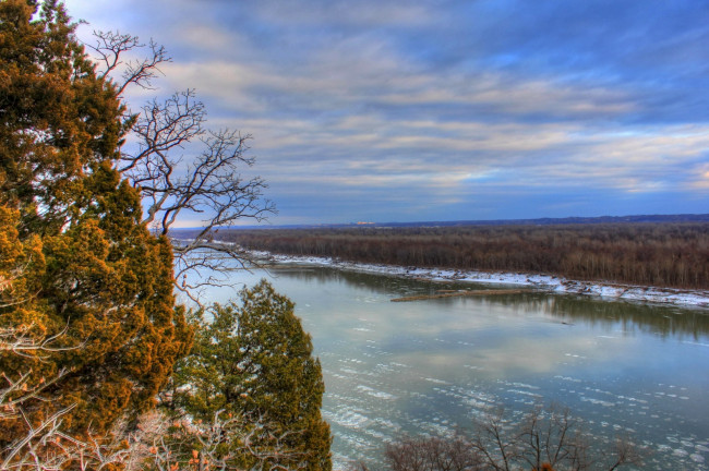 Обои картинки фото missouri river landscape, природа, реки, озера, missouri, river, landscape
