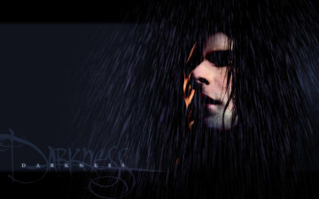обоя видео игры, the darkness, парень, лицо, вода