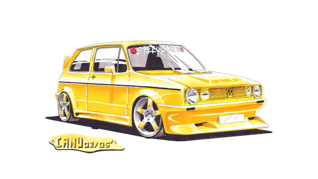 Обои картинки фото 295811, рисованное, авто, мото, автомобиль