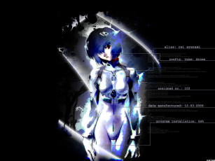 Картинка аниме evangelion