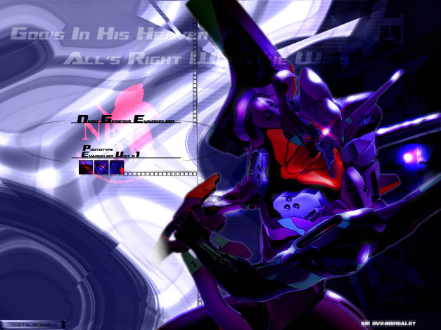 Обои картинки фото аниме, evangelion