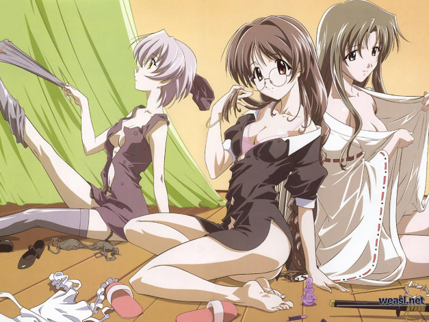 Обои картинки фото аниме, happy, lesson