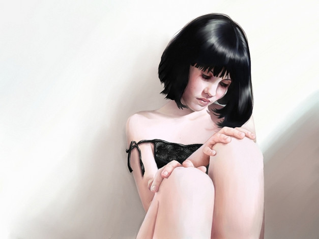 Обои картинки фото рисованные, люди