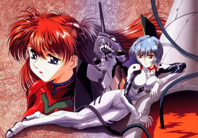 Обои картинки фото аниме, evangelion
