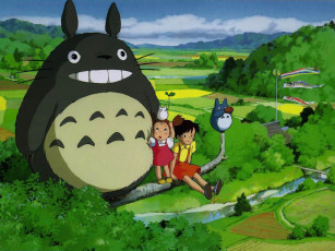 обоя аниме, my, neighbor, totoro