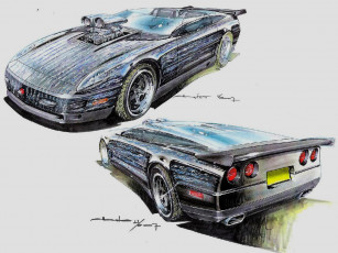 Картинка автомобили рисованные