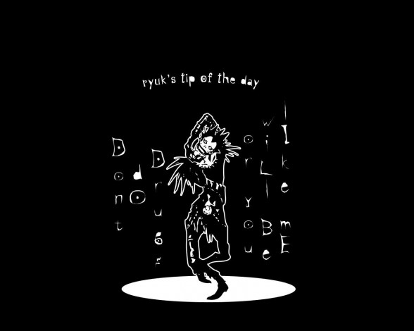 Обои картинки фото аниме, death, note