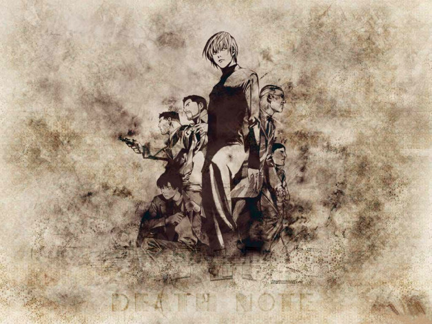 Обои картинки фото аниме, death, note