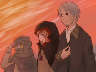 Картинка аниме spice and wolf