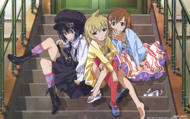 Обои картинки фото аниме, minami, ke