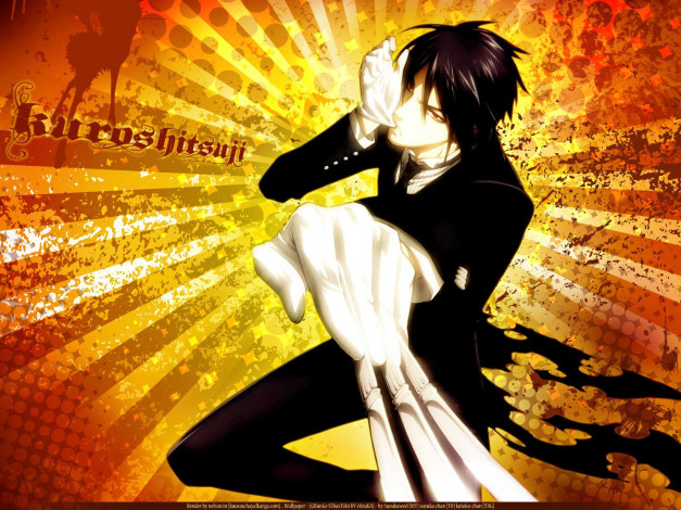 Обои картинки фото kuroshitsuji, аниме