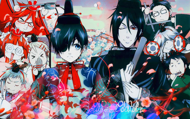 Обои картинки фото kuroshitsuji, аниме