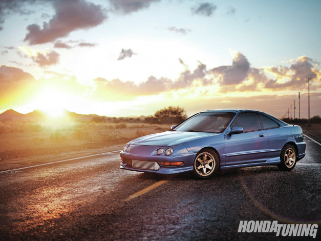 Обои картинки фото автомобили, honda, integra