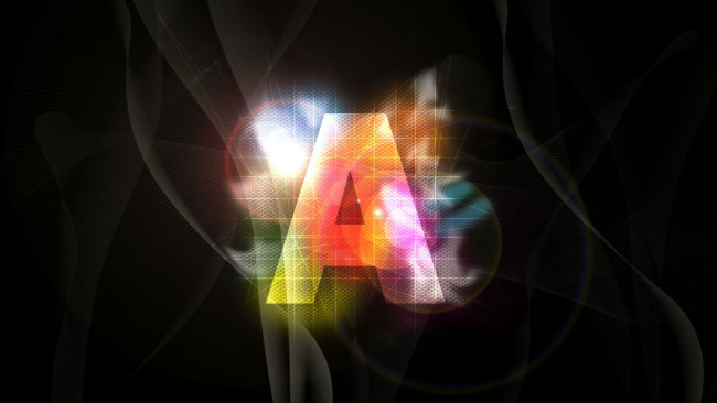 Обои картинки фото 3д, графика, другое, буква, абстракция