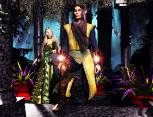 Картинка 3д графика elves эльфы