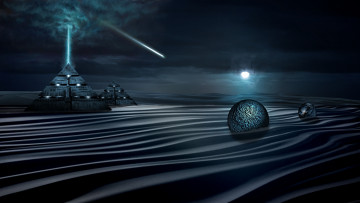 Картинка 3д графика другое шары пирамида