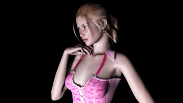 Картинка 3д графика people люди взгляд девушка