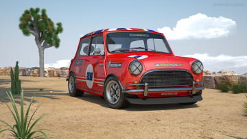 Картинка автомобили 3д дерево мини кактус