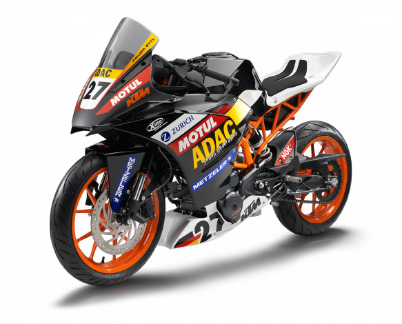 Обои картинки фото мотоциклы, ktm, rc390