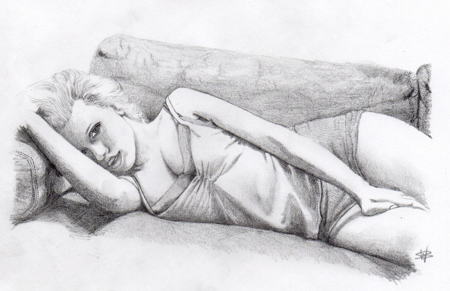 Обои картинки фото рисованные, люди, взгляд