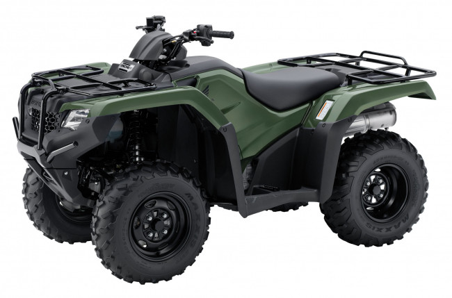 Обои картинки фото мотоциклы, квадроциклы, 2014, honda, trx420, rancher, es