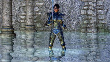 Картинка видео+игры dark+heresy оружие фон взгляд девушка